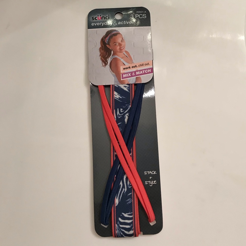 🛑Brand new Athletic hair head band set of three